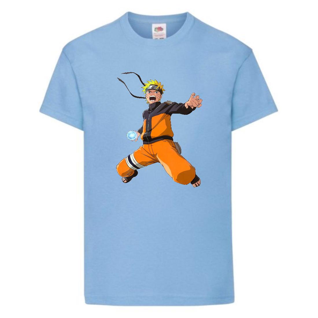 Футболка Naruto (Naruto - 0019) світло голубой104-116-128-140-152-164 розмір