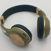 Бездротові Bluetooth-навушники FOKS Wireless Headphones SY-BT1607 green / green/blue, фото 2