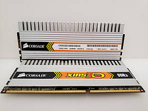 Оперативна пам'ять  Corsair 4Gb (KIT 2x2GB) DDR3 PC3-12800 CL-9