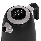 Електрочайник з регулятором температури Adler AD 1295b, чорний, фото 5