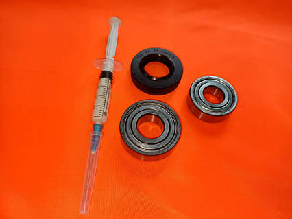 Комплект підшипників та сальник Indesit, Ariston (6202, 6203, 22*40*10/12, мастило)