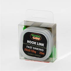 Повідцевий матеріал без обплетення Camo Green NEW