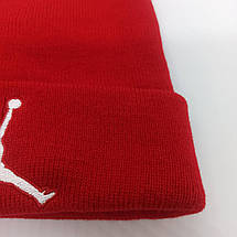 Шапка Jordan Джордан з білим лого Червона, фото 6