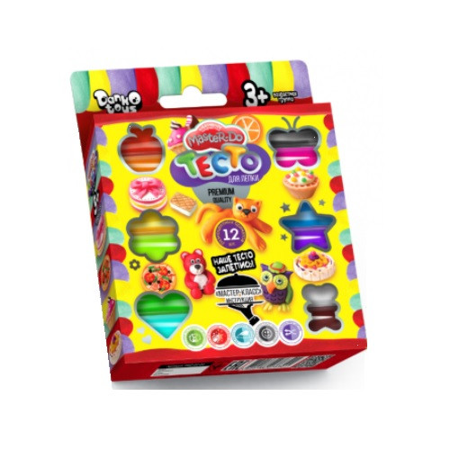 Тісто для ліплення Danko Toys "Master Do" 12 кол. TMD-02-04, фото 1