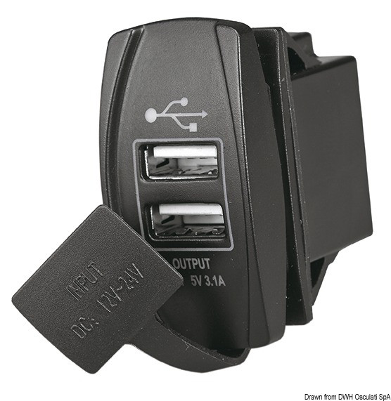 USB роз'єм у формі перемикача Osculati