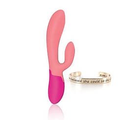 Rianne S: Vibrator Coral/Rose, 10 режимів роботи, медичний силікон