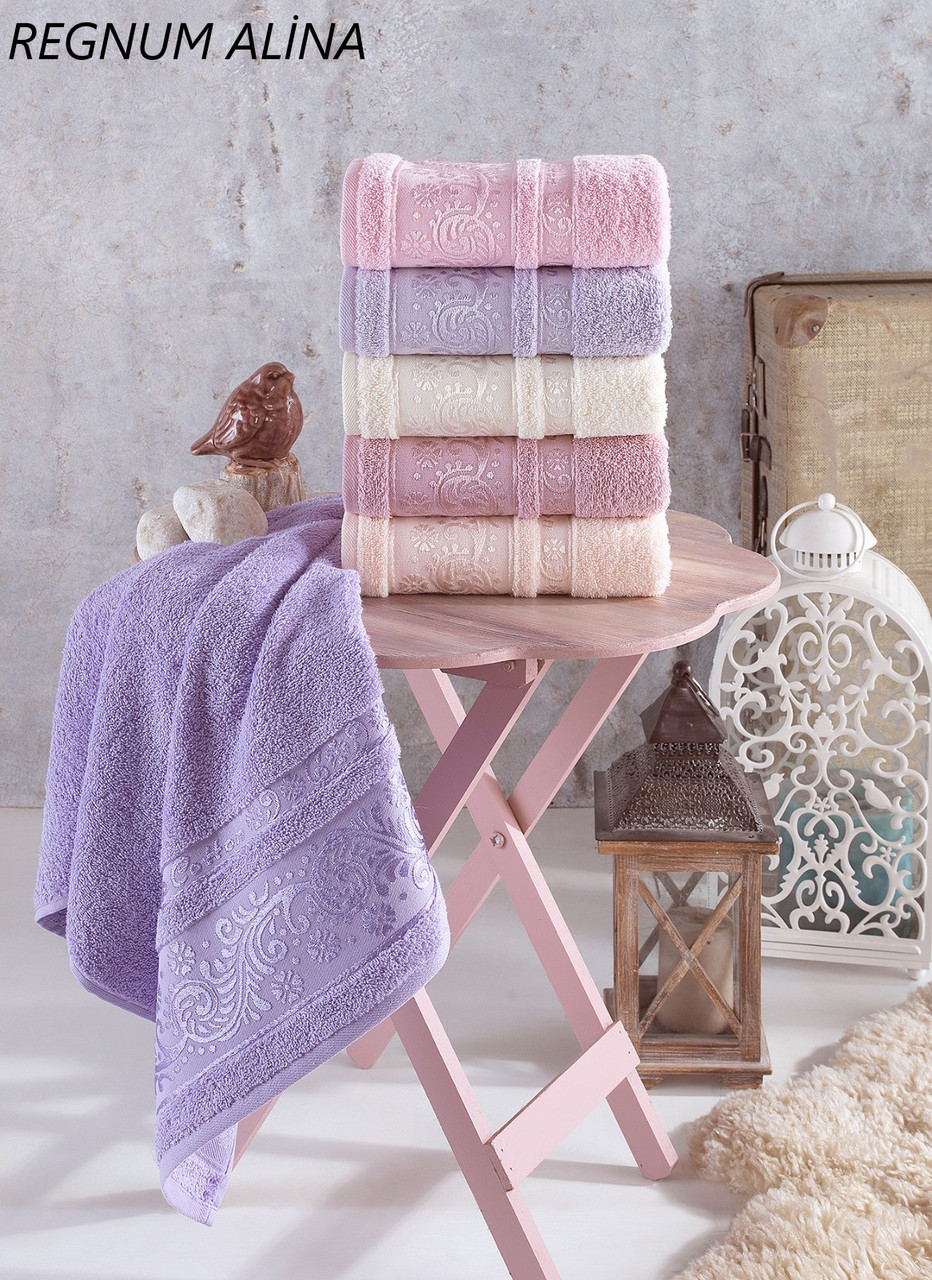 Рушники махрові Туреччина Cestepe Vip Cotton Alina 100% бавовна