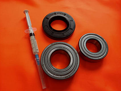 Комплект підшипників і сальник Samsung (6204, 6205, 30*60,55*10/12, мастило)