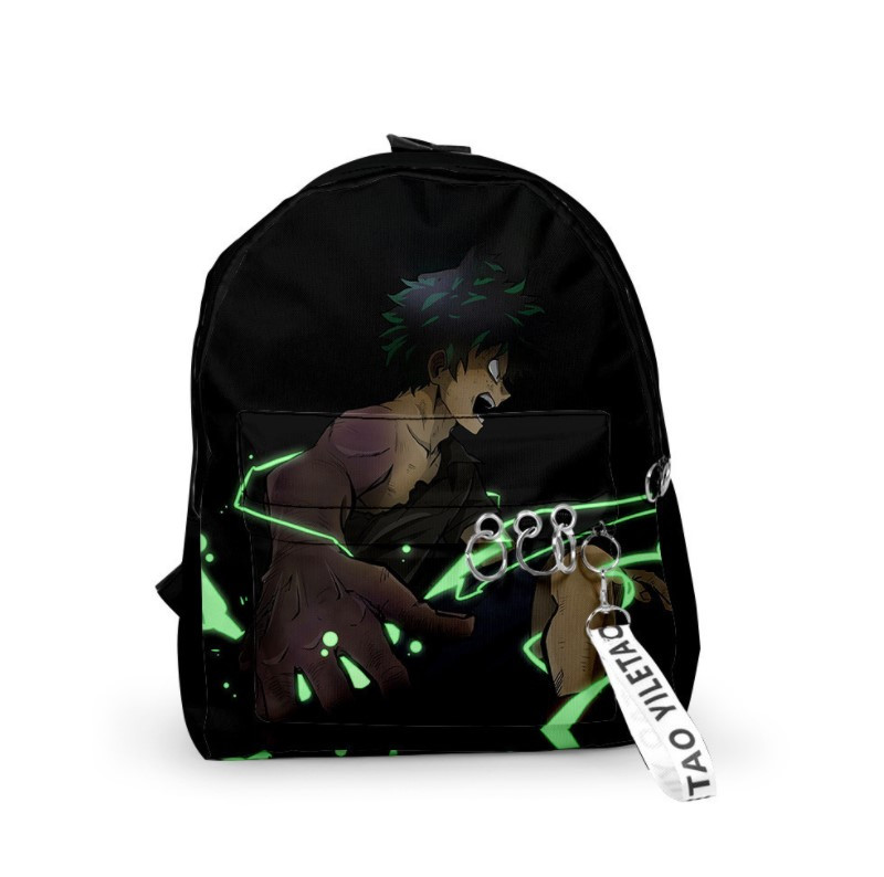 Рюкзак Аніме 3D-анімація рюкзака My Hero Academia Чорний