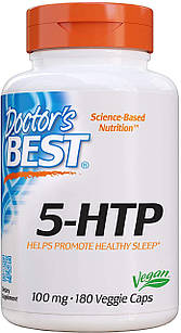 Гідрокситриптофан доктор безт Doctor's Best 5-HTP 100 mg 180 капсул