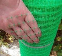 Сітка вольєрна 2 м ширина, НА МЕТРАЖ, осередок 12х14 мм (чорна, зелена) .Забори садові, сітки пластикові.