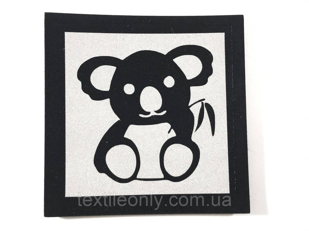 Нашивка Коала світловідбиваючий 50х50 мм