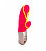 Міні-Вібратор зі стимуляцією клітора і силіконовою стрічкою Fun Factory AMORINO рожевий, фото 3