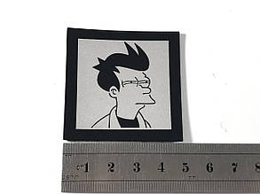 Нашивка Ведмедик світловідбиваючий 50х50 мм, фото 2