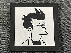 Нашивка Ведмедик світловідбиваючий 50х50 мм, фото 1