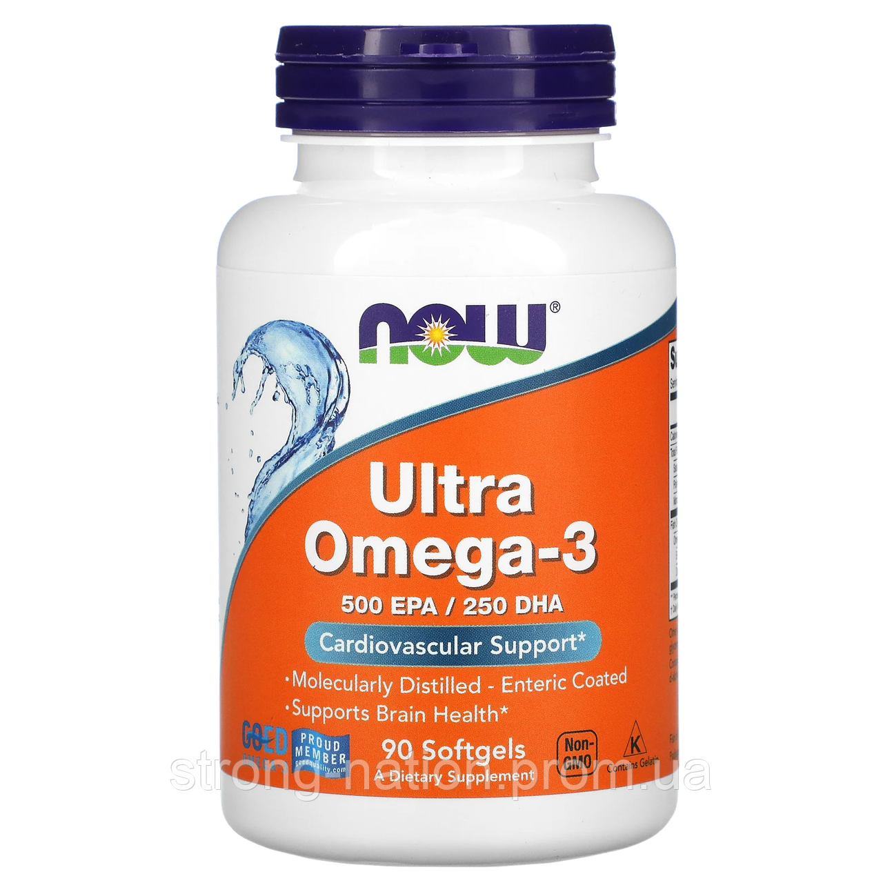 Ultra Omega-3 - 90 капсул - Now Foods