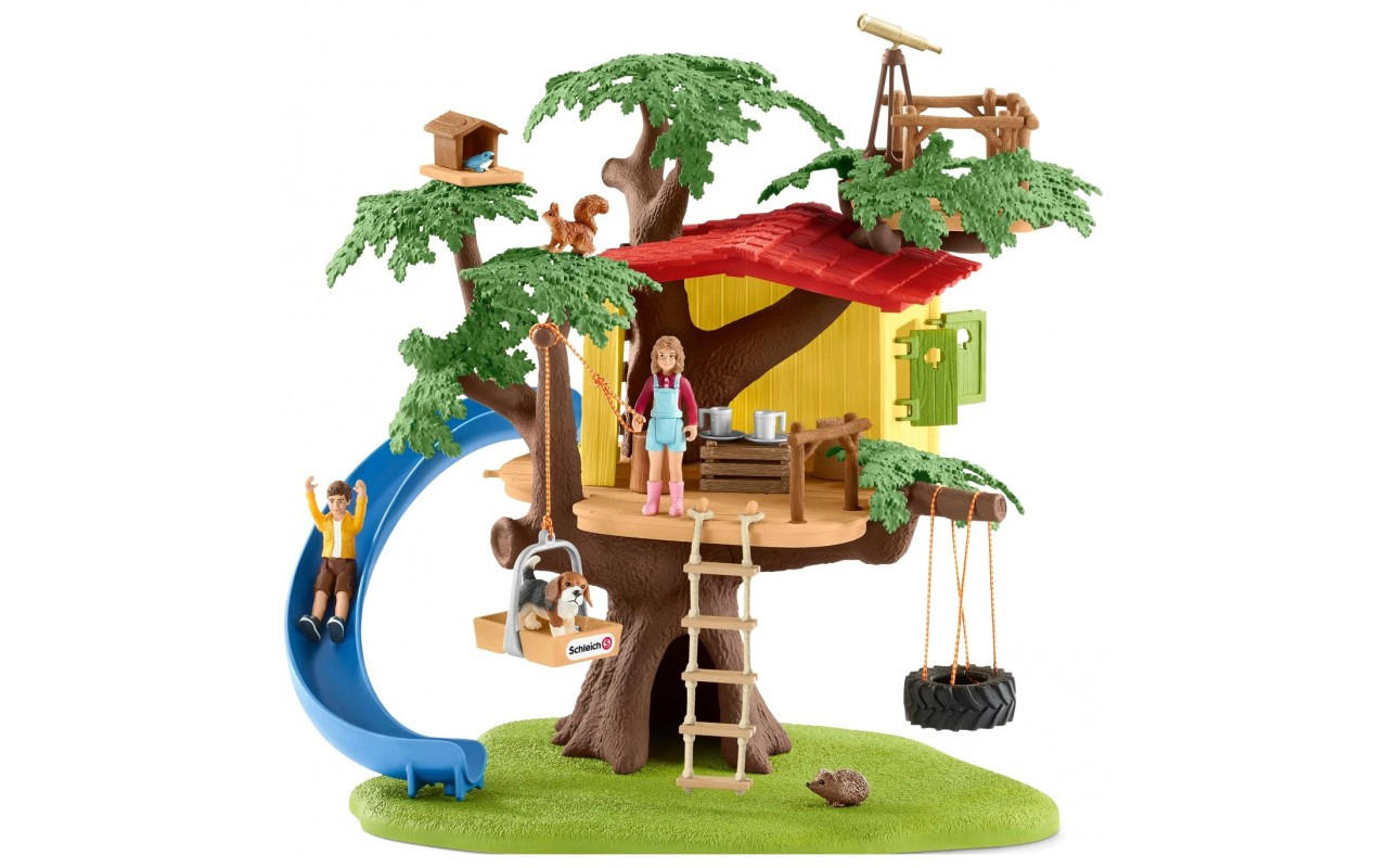 Ігровий набір Будиночок на дереві з гіркою Schleich 42408