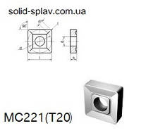 03114-250724 МС221 (Т20) Пластина твердосплавная квадрат