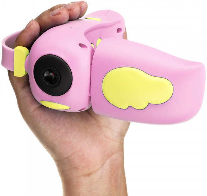 Дитячий фотоапарат відеокамера Kids Camera DV-A100 Рожева Пташка (NJ)