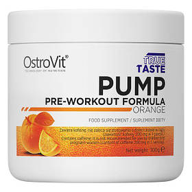Передтренувальний комплекс OstroVit Pump, 300 грам - Апельсин