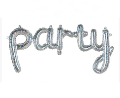 Фольговані букви party, 113Х46 см в упаковці