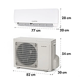 Зовнішній блок спліт-системи Klarstein Windwalker Smart Split 12 000 BTU / 3,6 кВт, витрата повітря 600 м3 /, фото 7