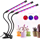 Настільна гнучка фітолампа 27Вт USB 360 ° 3 спектри для кімнатних рослин, розсади з таймером, фото 2