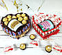 Подарунковий торт з снікерсів серце MAXI з Нутелою. Подарунок на День народження,річницю, 14лютого, фото 4