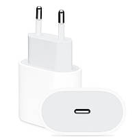 Мережевий зарядний пристрій UKC для Apple iPhone iPad USB-C Power Adapter 20W White