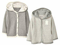 Дитяча трикотажна кофта з капюшоном 86-92 зріст Lupilu