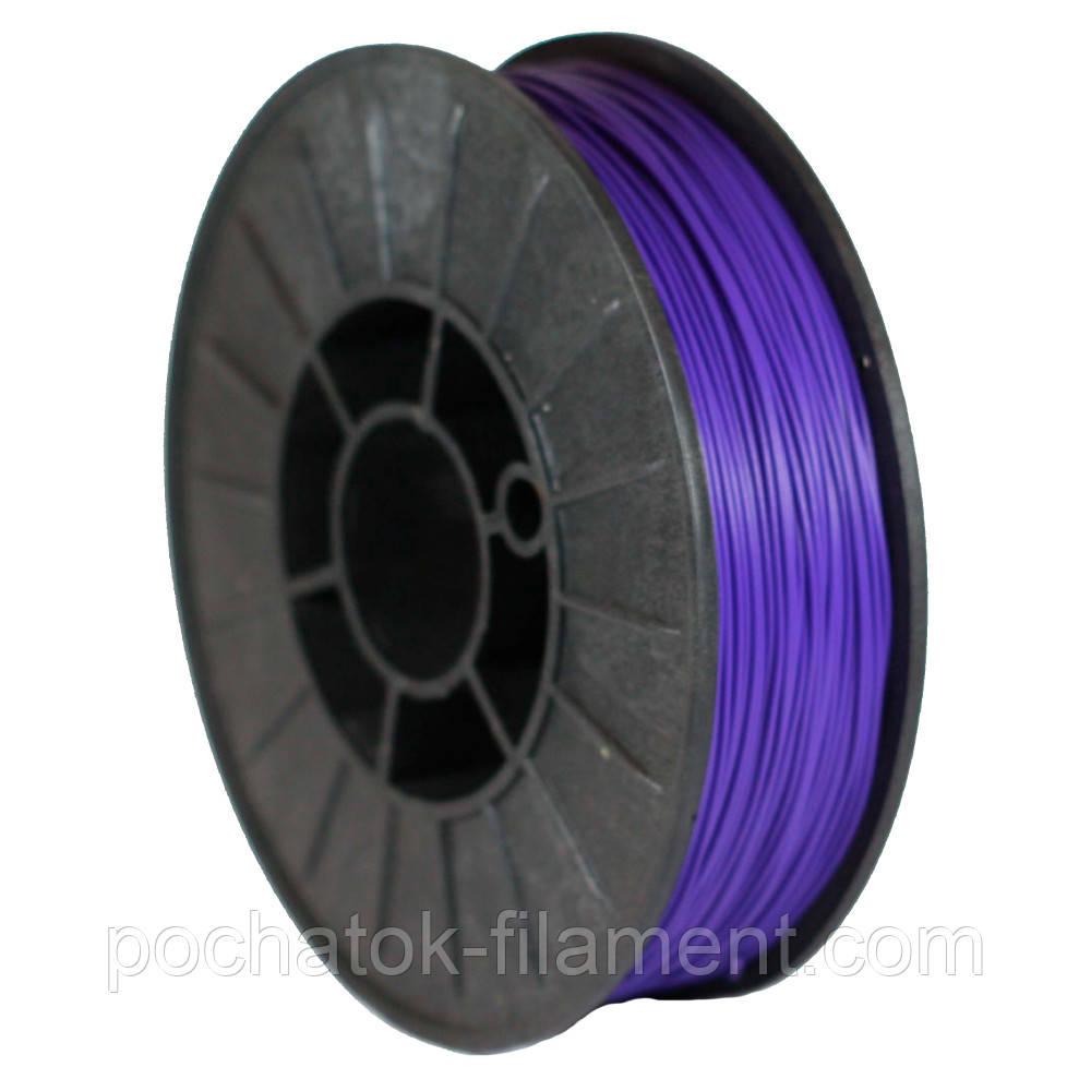 PLA філамент нитка пластик для ЗD друку Pochatok Filament 1,75 мм. Фіолетовий, фото 1