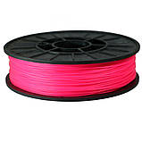 PLA філамент нитка пластик для ЗD друку Pochatok Filament 1,75 мм. Рожевий Флуоресцентний, фото 2