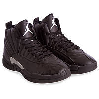Баскетбольний взуття (кросівки) Jordan чорно-сірі Q112-1, 41