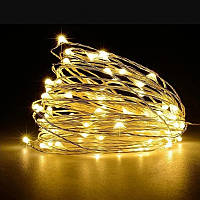 🌹Підсвічування світлодіодна гірлянда нитка крапля роси 5 м для троянди в колбі Lerosh 43 см