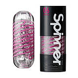 Мастурбатор Tenga Spinner Brick з пружною стимулюючою спіраллю всередині, фото 7