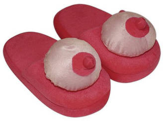 Тапочки с грудью House Slipper "Boobs" pink