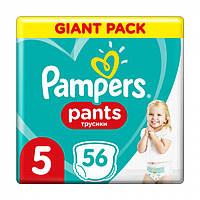 Подгузники-трусики Pampers памперс Pants Junior 5 Jumbo PACK ( 56 шт / 12-17 кг)