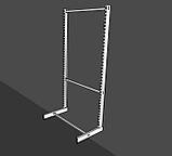 Рейка- опора перфорована пристінна ( біла), фото 2