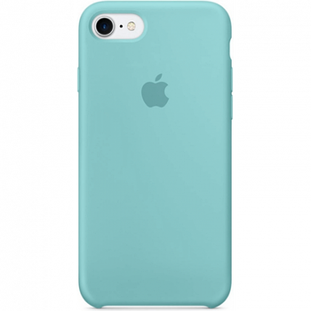 Чохол Silicone case для IPhone 7 (02) Sea Blue бірюза