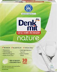 Таблетки для посудомийної машини Denkmit Nature 30 шт.