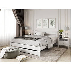 Ліжко двоспальне Талін, дерев'яне ліжко двоспальне для спальні