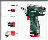 Акумуляторна дриль-шуруповерт Metabo PowerMaxx BS Quick Basic (600156500), фото 3