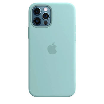 Чохол Silicone case для IPhone 12 Pro max Sea Blue бірюза