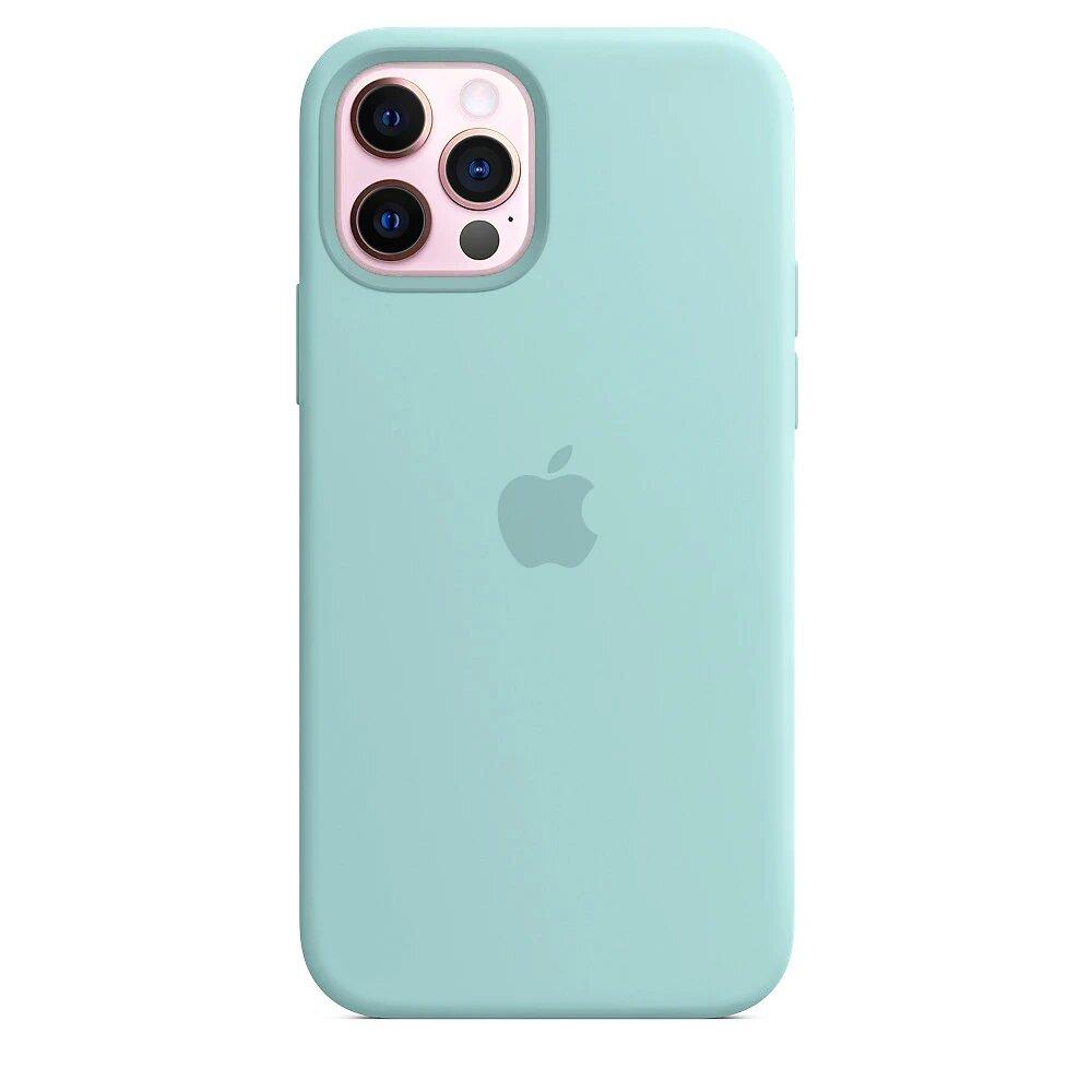 Чохол Silicone case для IPhone 12 Pro Turquoise світло-зелений