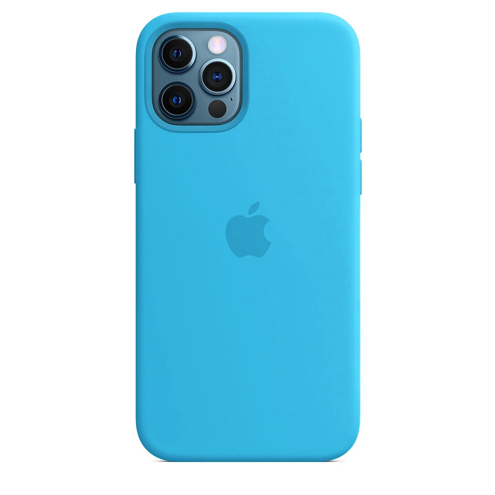 Чохол Silicone case для IPhone 12 Pro Blue синій
