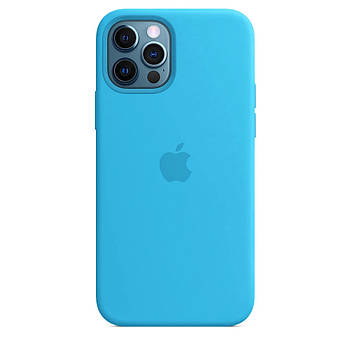 Чохол Silicone case для IPhone 12 Pro max Blue синій