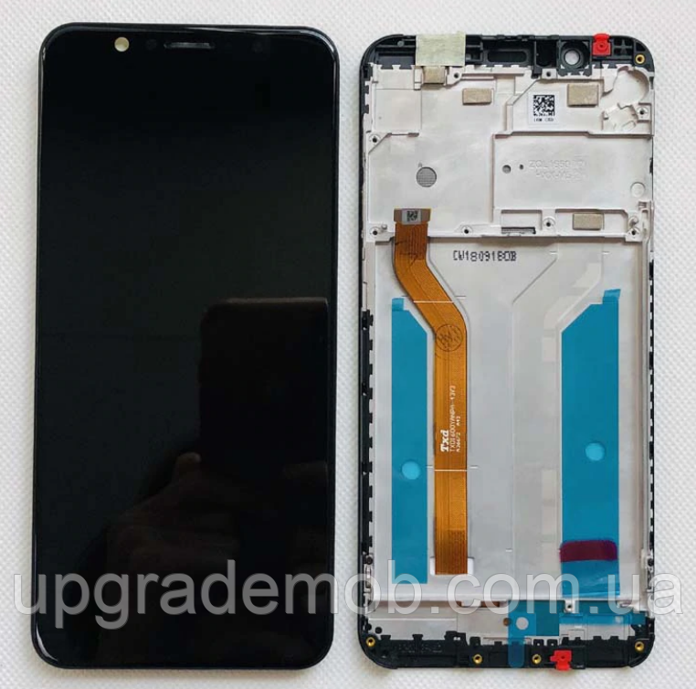 Дисплей модуль тачскрин Asus ZenFone Max Pro M1 ZB601KL/ZB602KL чорний оригінал з рамкою, фото 1