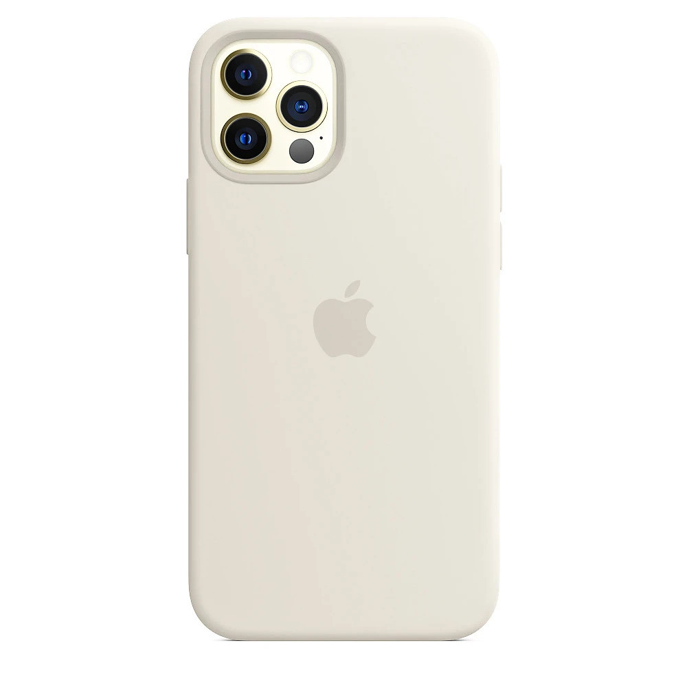 Чохол Silicone case для IPhone 12 Pro Antique white бежевий