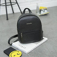 Детский стильный модный популярный мини рюкзак ранець рюкзачок сумочка сумка для девочек Черный
