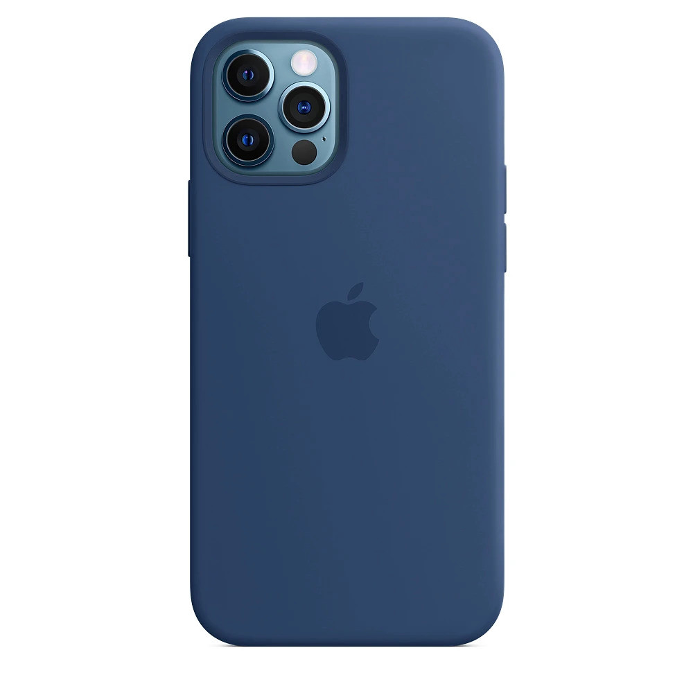Чохол Silicone case для IPhone 12 Pro Dark blue темно-синій